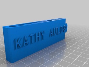 kathy aulds tee holder sport outdoors customized 3d print model - Mito3D
