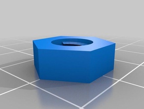 meu personalizados iso métrica porcas de parafusos 3d a impressora acessórios 3d print model - Mito3D