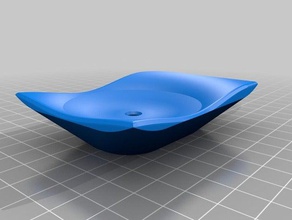 minimalista portasapone v10 bagno 123d lavandino supportless 3d print model - Mito3D