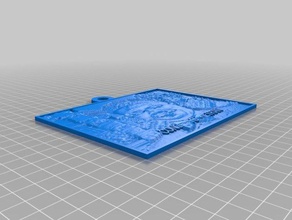 meine angepasste lithopane-keiran 2d Kunst 3d print model - Mito3D