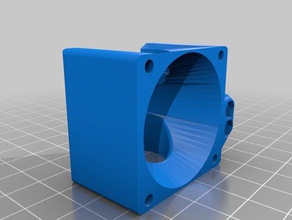 e3d 40mm montagem de ventilador parte a impressora acessórios 3d print model - Mito3D