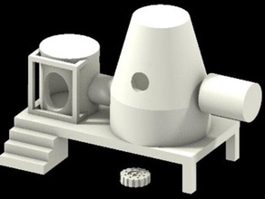 assemblable mars home 3d printing makerbotmars 3d print model - Mito3D