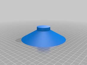 simple plastic filament spool holder 3d printer accessories 3d print model - Mito3D