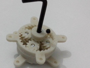 emmetts planetary gearset reloaded parametric parts gearbox 3d print model - Mito3D