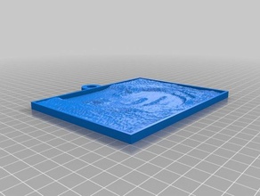 çizgi lithopane 2d sanat özelleştirilmiş 3d print model - Mito3D