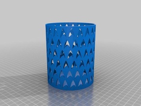 star trek pen holder containers 3d print model - Mito3D