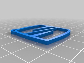 seat llavero key chain 3d printing 3d print model - Mito3D