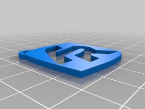 seat fr llavero key chain v2 3d printing keychain 3d print model - Mito3D