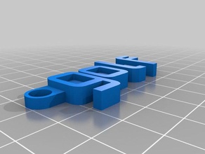 golf keychain organization customized 3d print model - Mito3D