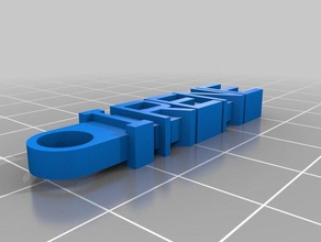 irene llavero organización personalizado 3d print model - Mito3D