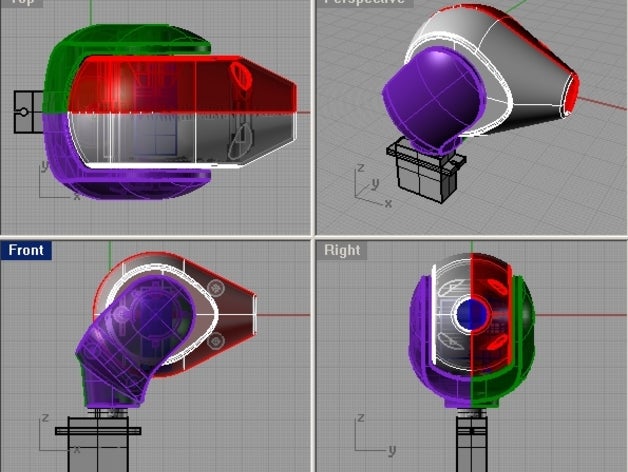 mini video camera support rc vehicles 3D print model - Mito3D