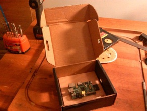 pi case out cardboard box tool holders boxes raspberry 3d print model - Mito3D
