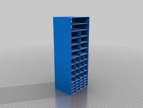 meine individuelle anpassbare mini-Speicher-rack-v16 Container 3d print model - Mito3D