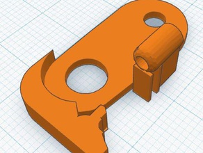 new simple metal filament guide flexible 3d printer parts extruder flex pla ninjaflex 3d print model - Mito3D