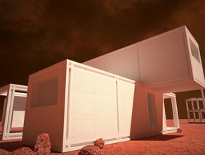 makerbotmars modular base buildings structures 3d print model - Mito3D