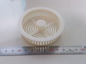 customizable disposable kitchen sink strainer dining customizer openscad 3d print model - Mito3D