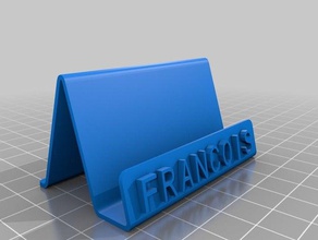 francois titulaire de la carte les conteneurs personnalisé 3d print model - Mito3D