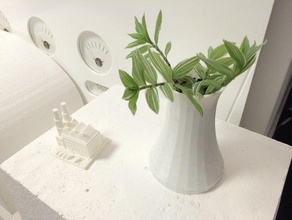 cooling tower plant pot vase decor planter 3d print model - Mito3D