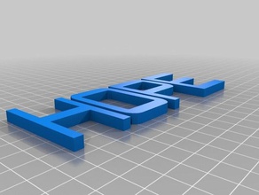 la speranza di 50 organizzazione personalizzato 3d print model - Mito3D