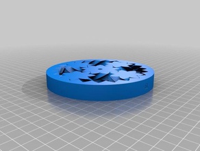 my customized gear bearing 120 parts 3d print model - Mito3D