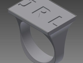 gravado anel anéis robbinsvillehighschool 3d print model - Mito3D