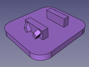 cappuccio di catena portacavi thing5445 parti dragchain 3d print model - Mito3D