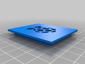 personalizable caja de parrilla signos logotipos caso personalizador rejilla del ventilador 3d print model - Mito3D