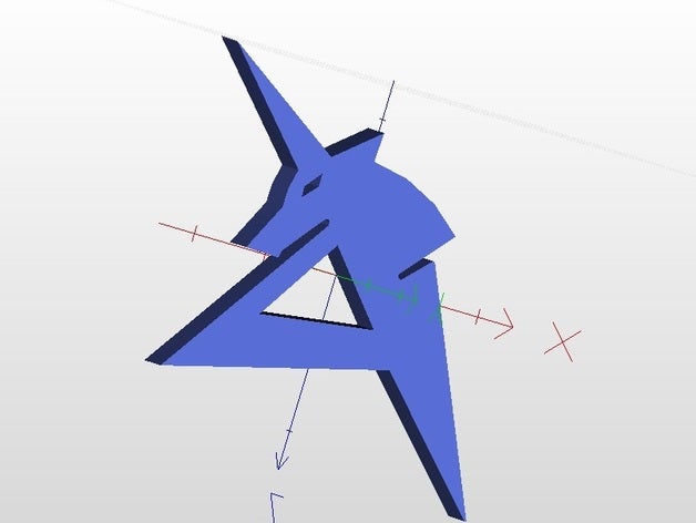 gundam uc rx-0 amuro ray unicórnio emblema 3d a impressora os acessórios besta fundação links 3D print model - Mito3D