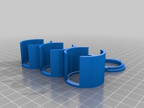 mon paramétrique personnalisé pièce de stockage des tubes la pac organisation 3d print model - Mito3D