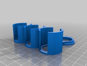 mon paramétrique personnalisé pièce de stockage des tubes la pac organisation 3d print model - Mito3D