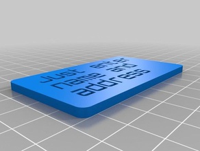 customizer version étiquettes à bagages v2 organisation 3d print model - Mito3D