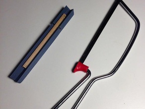 vara de corte gabarito mão ferramentas 3d print model - Mito3D