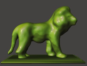 pride lion sculptures 3d print model - Mito3D