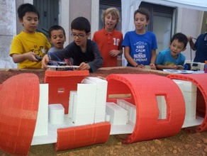 taban mart mars üssü fizik Astronomi çocuklar öğrenme makerbotmars robot 3d print model - Mito3D