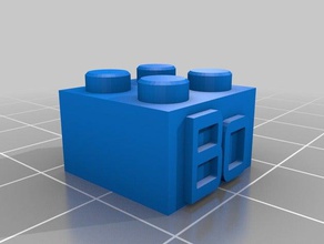 bo lego block necklacekeychain construction toys customized 3d print model - Mito3D