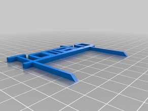 Tomaten-Zeichen outdoor Garten angepasst 3d print model - Mito3D