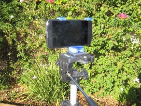 le nexus 4 de la monture trépied mobile téléphone caméra support 3d print model - Mito3D