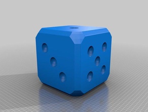 big dice customized 3d print model - Mito3D