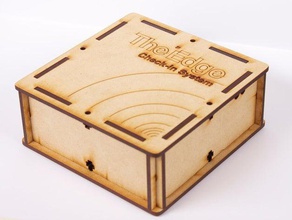 Gehäuse box Ihre arduino-rfid-Projekt - Elektronik checkin checkin-point lasercutting nfc tab-in-slot touch wireless 3d print model - Mito3D