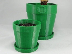 makerpot piattino altri 3d contenitore coppa giardino giardinaggio impianto proengineer 3d print model - Mito3D