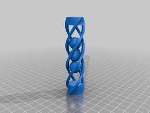 ball s cage twist interaktive Kunst kundengebundene durangomaker 3d print model - Mito3D