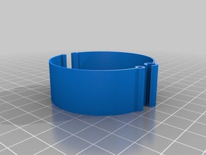 my customized clasp simpler watchband bracelets 3d print model - Mito3D