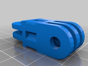 short go pro camera customized 3d print model - Mito3D