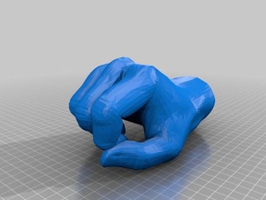 realista mão varreduras réplicas 3d print model - Mito3D