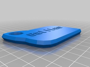 meine individuelle Schlüsselanhänger-design 6 sport im freien 3d print model - Mito3D