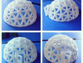 geodesic dome greenhouse 3d printing 3d print model - Mito3D