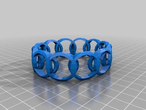 meine maßgeschneiderte Armband designer Armbänder kundengebundene 3d print model - Mito3D