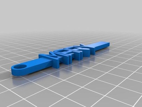mary keytag organization customized 3d print model - Mito3D