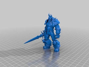 arthas lich king world warcraft games menethil 3d print model - Mito3D