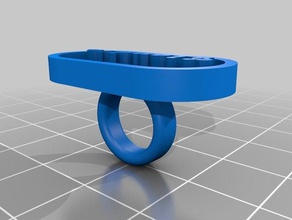 claudias anillo los anillos personalizado 3d print model - Mito3D